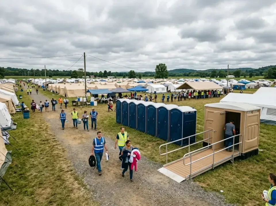 disaster-relief-camp-restrooms-010 — frequently asked questions, Dumpster & Portable Bathrooms Rental in Taylorville, IL